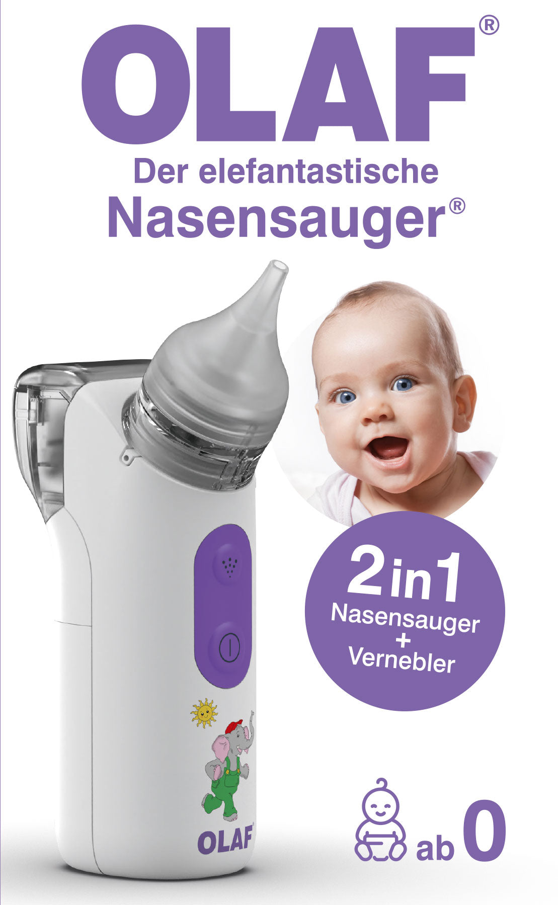 OLAF® Nasensauger 2 in 1