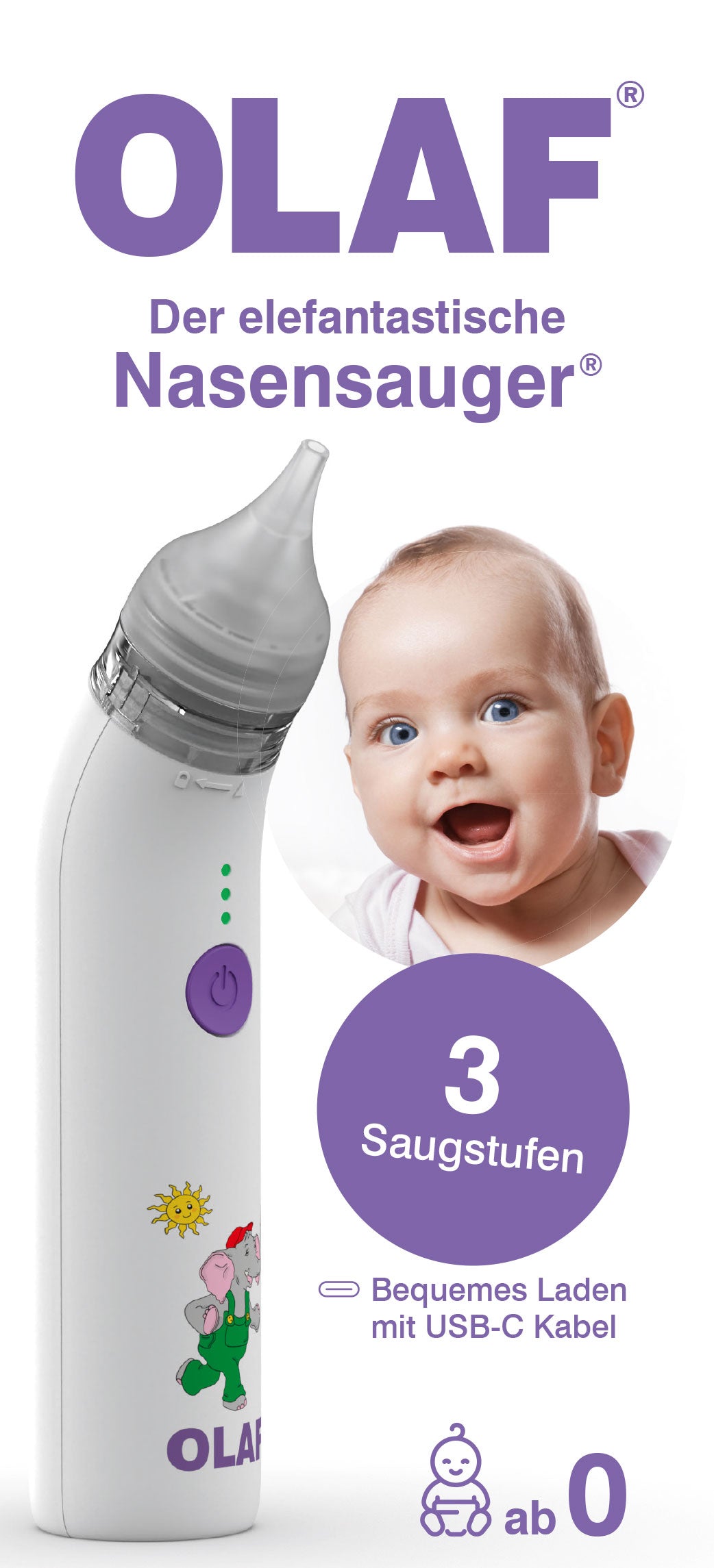 OLAF® Nasensauger USB
