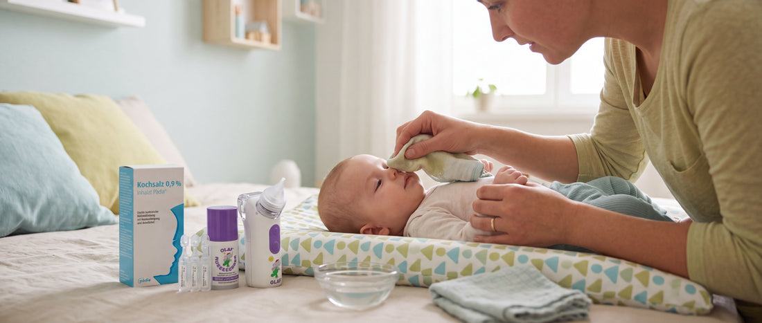 Kochsalzlösung bei Babys – Wieso ist die sanfte Nasenpflege so wichtig?