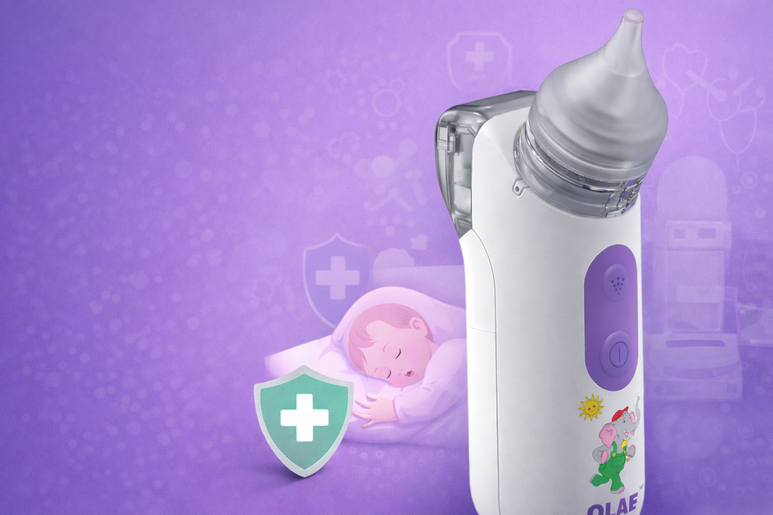 OLAF® Nasensauger – Medizinische Einordnung, Sicherheit & Anwendung bei Babys