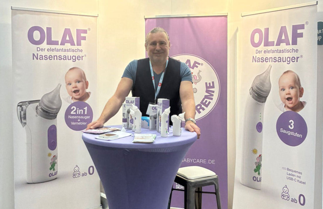 OLAF® Babycare auf der Babini 2026 – 16.–18. Oktober 2026 in Düsseldorf
