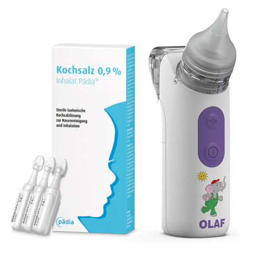 OLAF® Nasenpflege-Set Baby 2in1 mit Kochsalzlösung