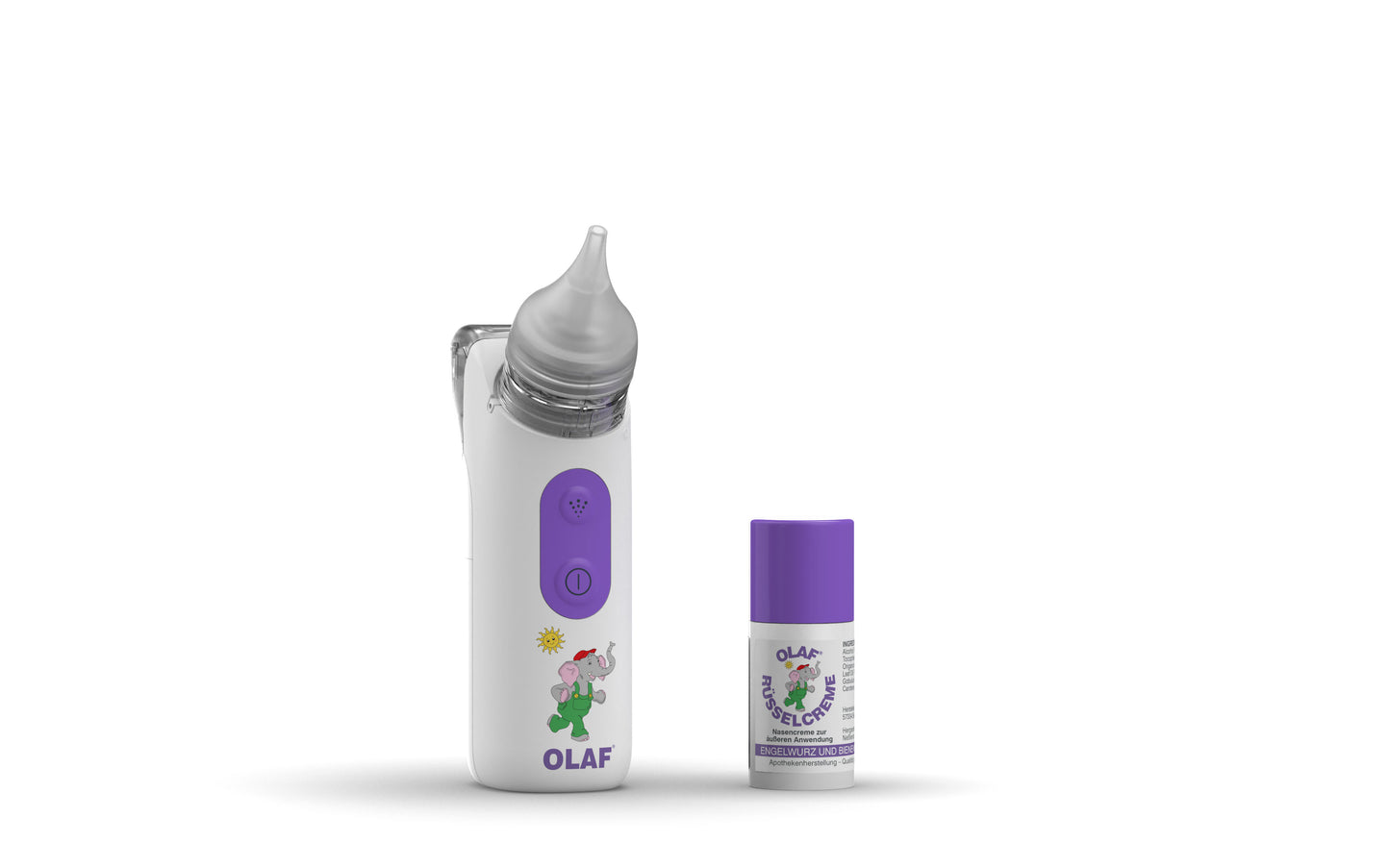 Set: Nasensauger (2 in 1) mit Rüsselcreme (15ml)