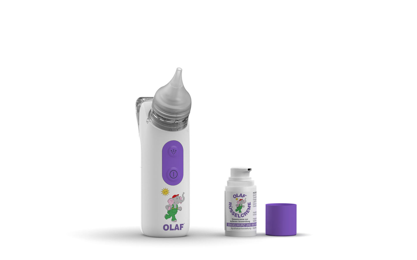Set: Nasensauger (2 in 1) mit Rüsselcreme (15ml)
