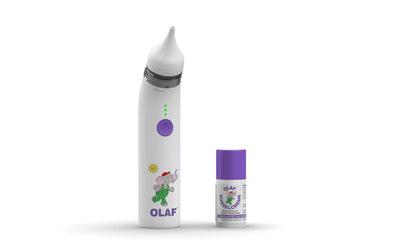 OLAF® Nasenpflege-System: Nasensauger (USB) mit Nasencreme (15ml)
